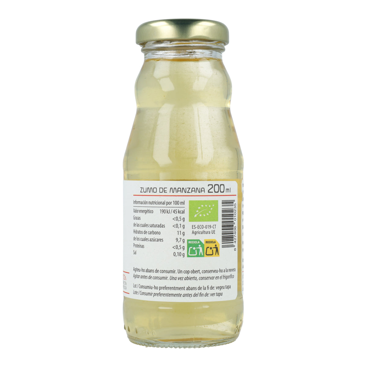 Jus de pomme ECO Cal valls 200 ml