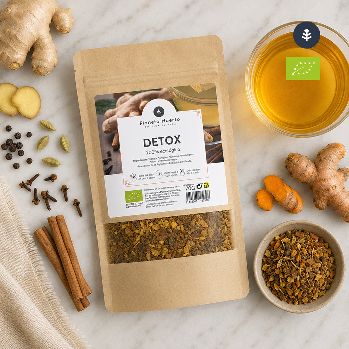 Infusion Détox ECO Planet Garden 70g