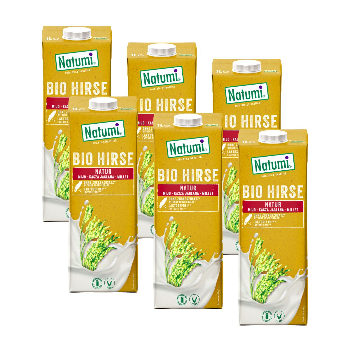 Pack 6 uds Bebida Mijo Bio Natumi 1L