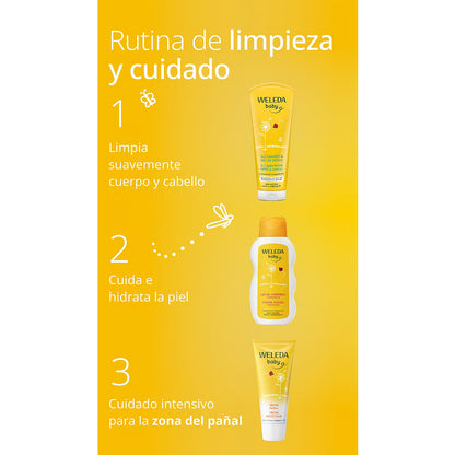 Weleda Champú y Gel de ducha bebé de caléndula 200 ml