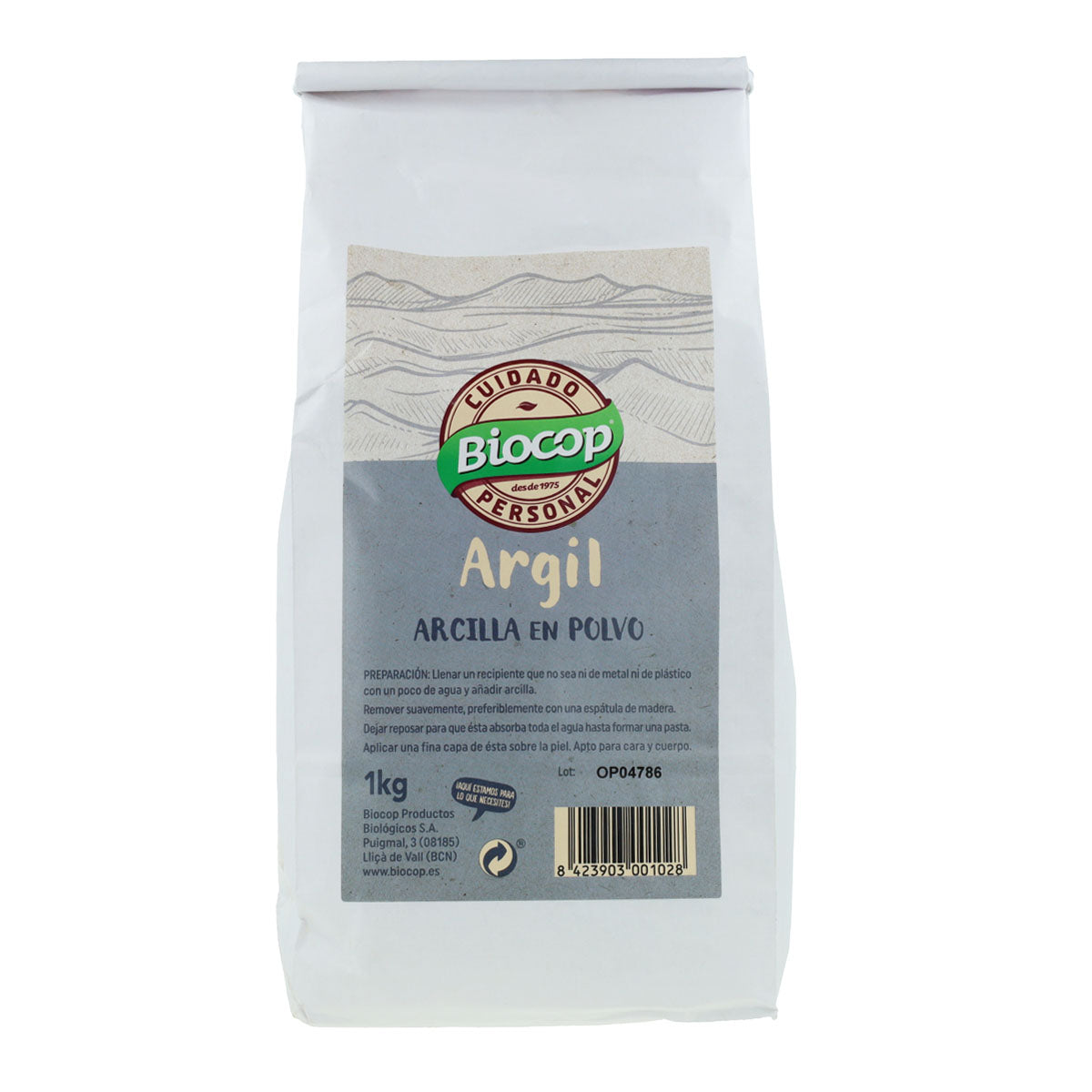 Argile blanche Argil Biocop, 1 kg