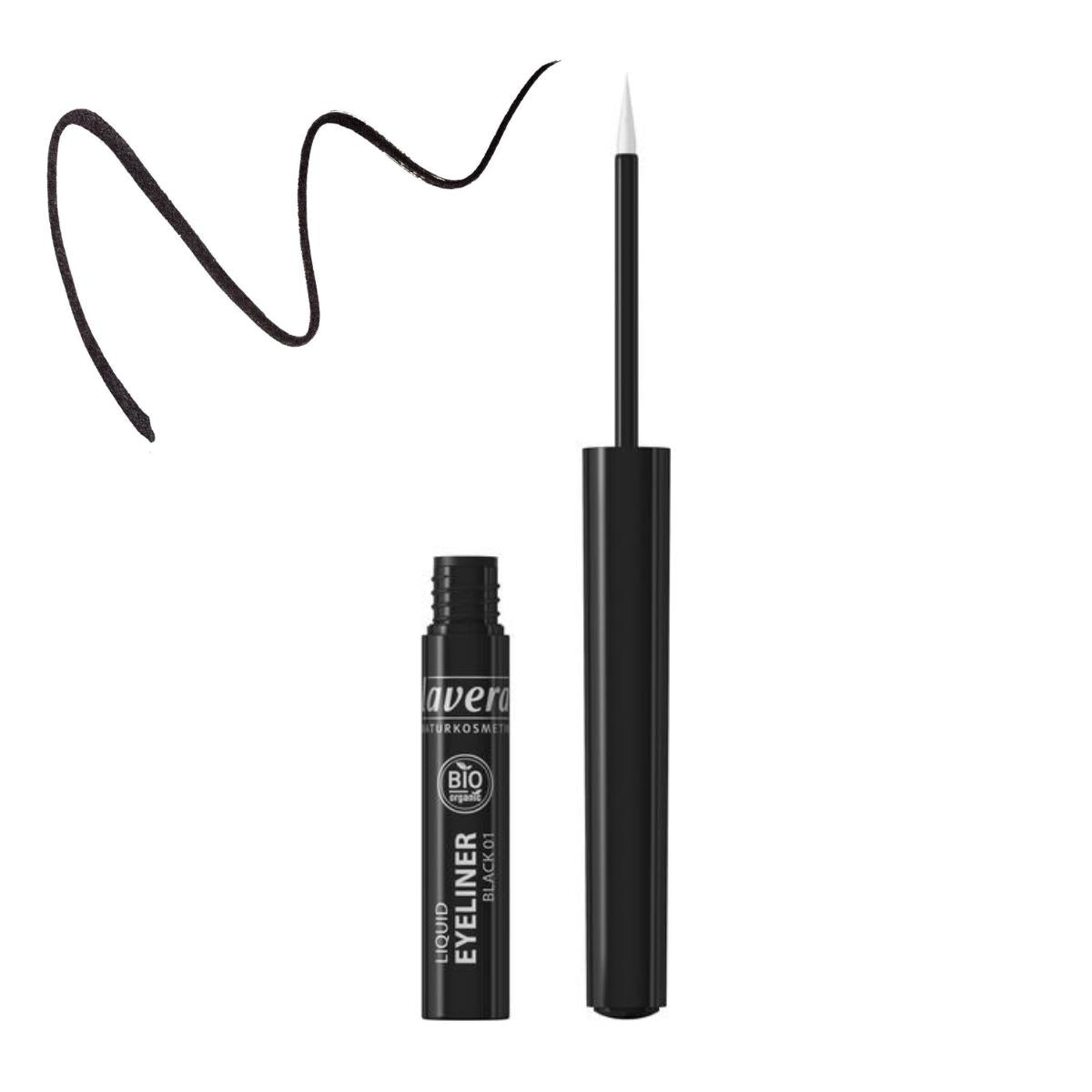 Eyeliner líquido - 01 Black, Lavera 2,8 ml