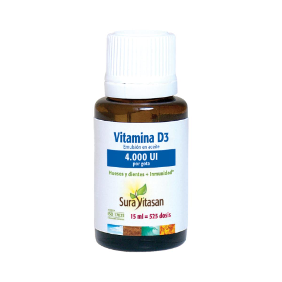 Vitamina D3 4.000 UI 15 ml SuraVitasan
