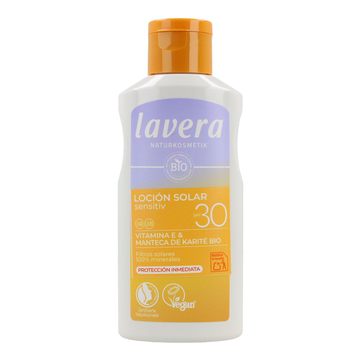 Lotion solaire Sensitive SPF 30 Lavera 100 ml