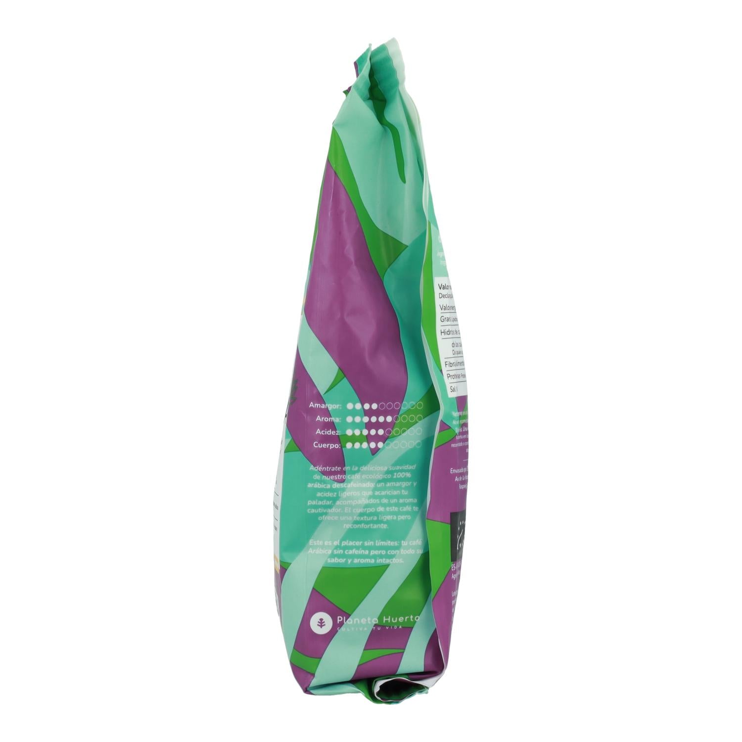 Café descafeinado molido Eco 100% Arábica Planeta Huerto 250 g