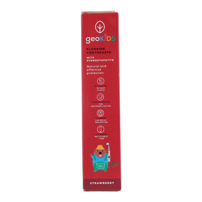Pasta de dientes para niños con flúor Infantil Fresa Georganics 75 ml