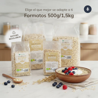 Copos de Avena integral finos ECO Planeta Huerto 1.5 kg