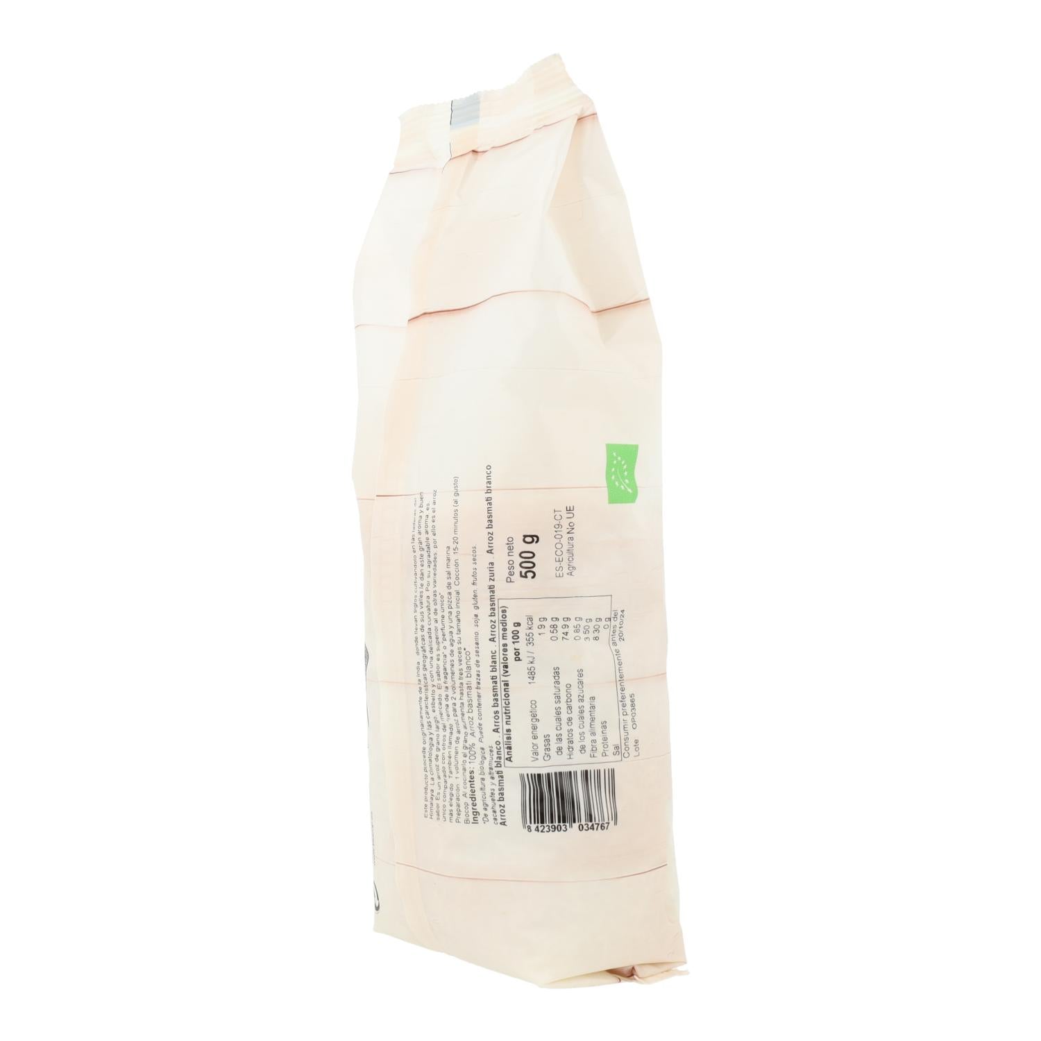 Arroz Basmati Blanco BIO Biocop 500 g