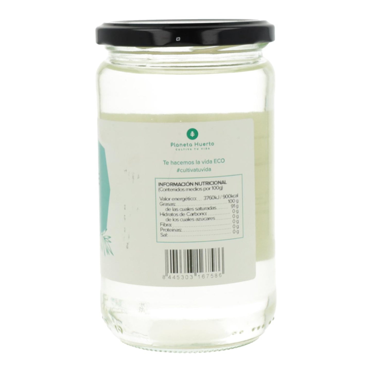 Pack 6x Aceite de coco desodorizado ECO Planeta Huerto 500 ml