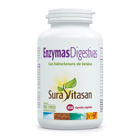 Enzymes digestives Sura Vitasan 100 gélules