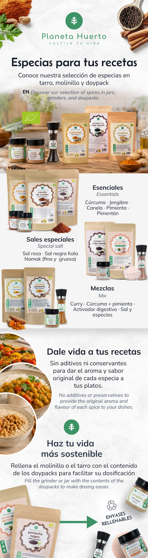 Poudre de paprika épicé ECO Planeta Huerto 150 g