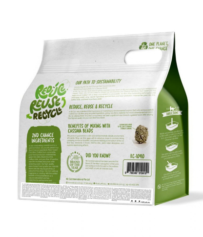 Kit Cat Arena Eco 2nd Chance - Green Tea 2,5 kg Feuilles de thé vert, pois et manioc