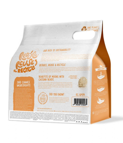 Kit Cat Arena Eco 2nd Chance - Fibre de pois (Original) 2,5 kg Cosses de pois et manioc