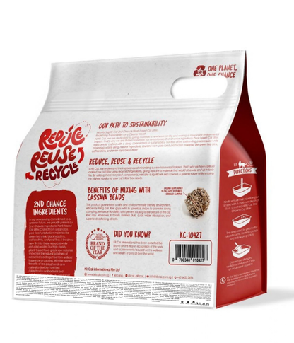 Kit Cat Arena Eco 2nd Chance - Thé noir 2,5 kg Feuilles de thé noir, pois et manioc