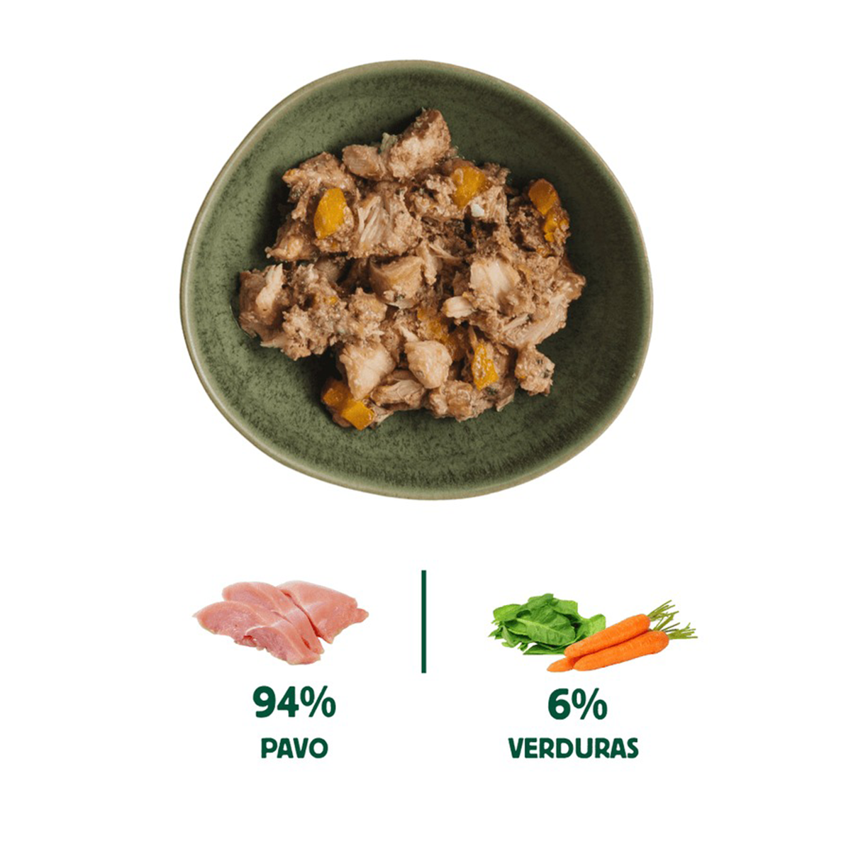 Lata Filosofía BARF de PAVO Wild Balance, 400 g