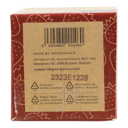 Pasta de dientes con flúor Fresa Georganics 60 ml