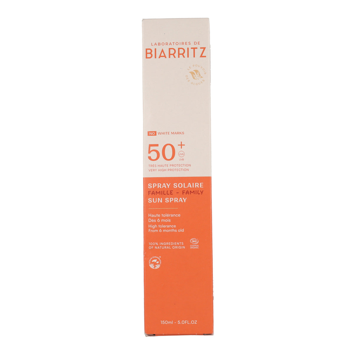 Spray solaire visage & corps spf 50+ Biarritz 150 ml