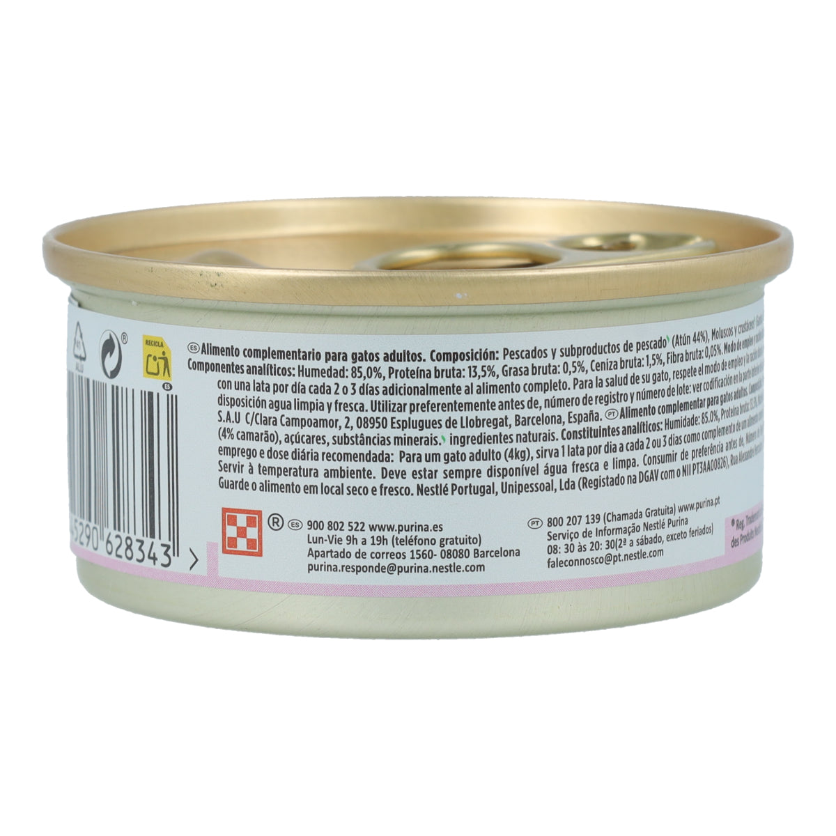 GOURMET Nature's Creations Riche en lamelles de thon et crevettes en gelée 70 g