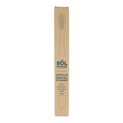Brosse à dents en bambou pour adulte Sol Natural