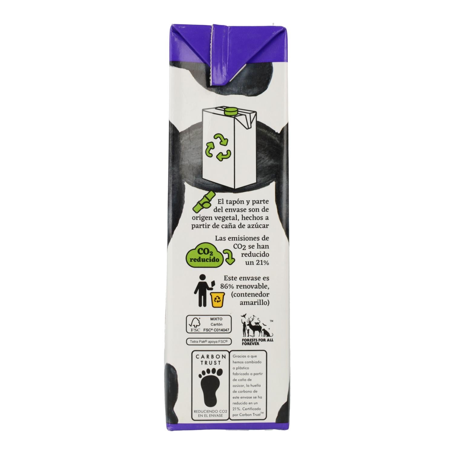 Leche Semi Desnatada Sin Lactosa Frisona Bio 1L
