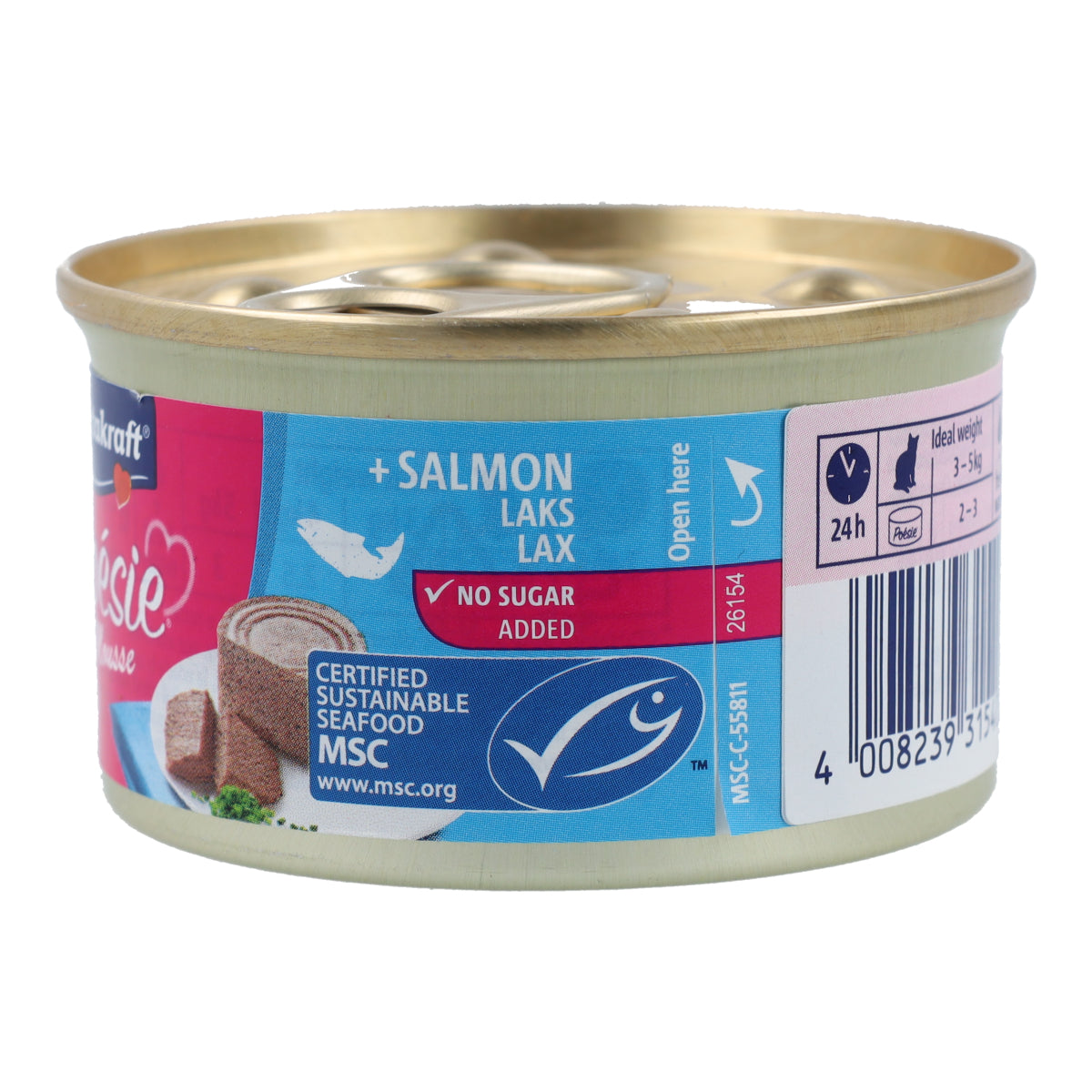 Vitakraft Boîte Poésie mousse de saumon 85 g nourriture humide pour chat