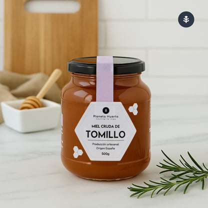Miel Cruda de Tomillo Planeta Huerto 500 g