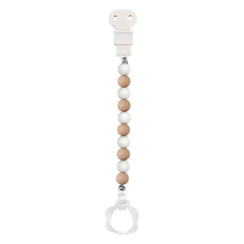 Pinza chupete  (con clip de chupete) Doukidou Azul-Blanco
