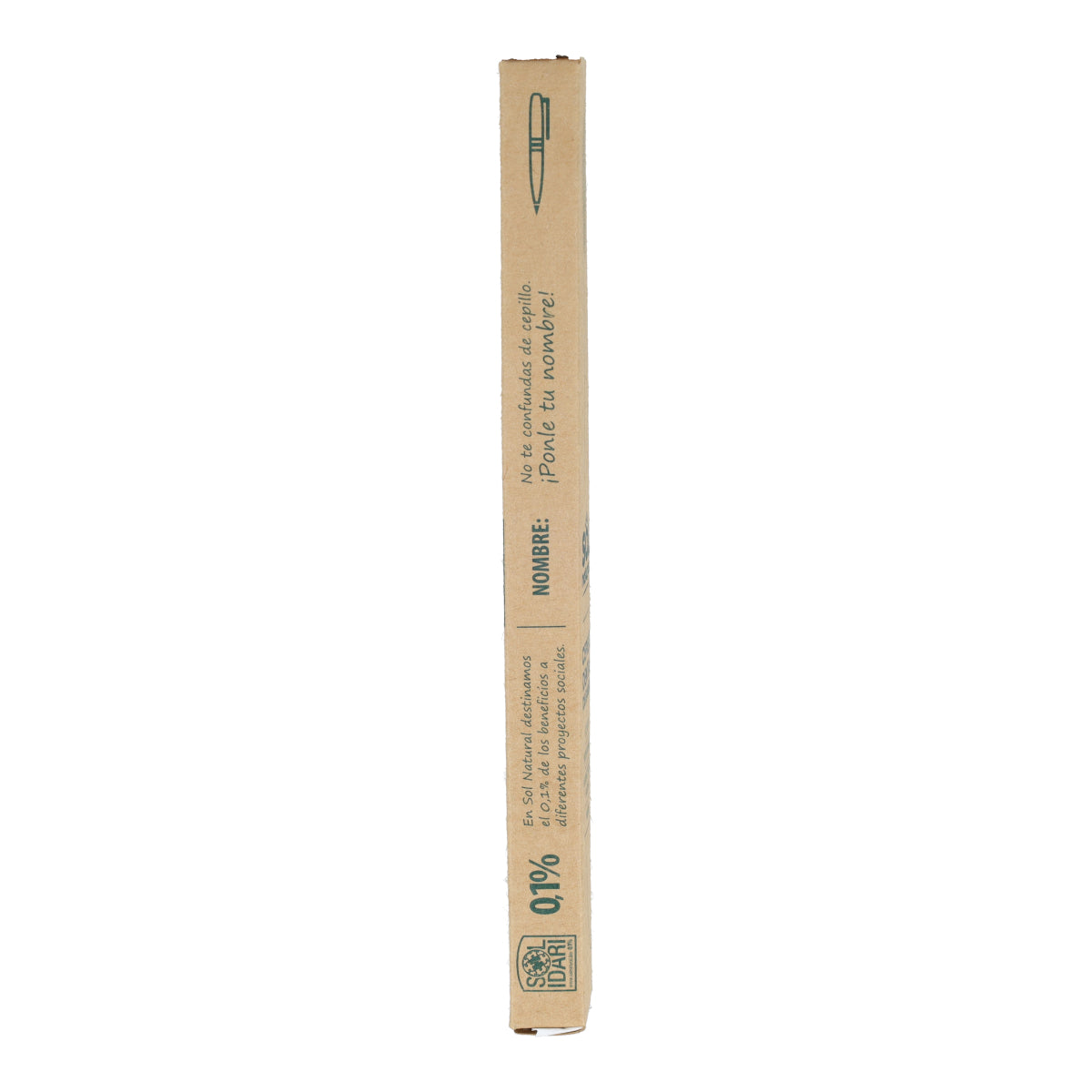 Brosse à dents en bambou pour adulte Sol Natural