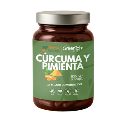 Cúrcuma Pimienta ECO Energy Feelings 90 cápsulas