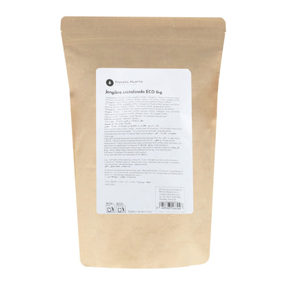 Jengibre cristalizado ECO Planeta Huerto 1 kg