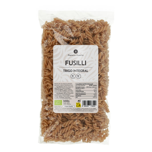 Fussilli de blé entier ECO Planeta Huerto 500gr