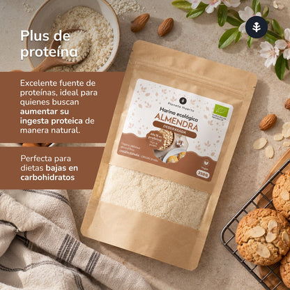 Farine d'amande dégraissée (protéine d'amande) ECO Planeta Huerto 250 g
