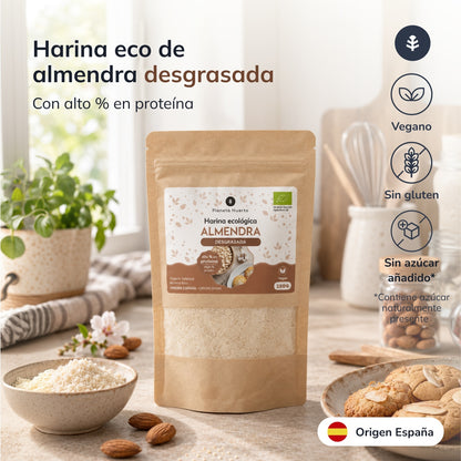 Farine d'amande dégraissée (protéine d'amande) ECO Planeta Huerto 250 g