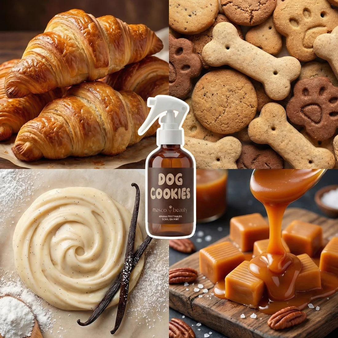 Colonia para perros aroma Galletas & Croissant Masco Beauty 150 ml