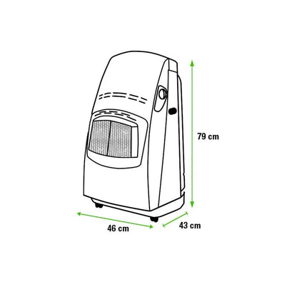 Estufa de Gas llama azul sin termostato - VBF 4,2 kW DeLonghi  (Reacondicionado)