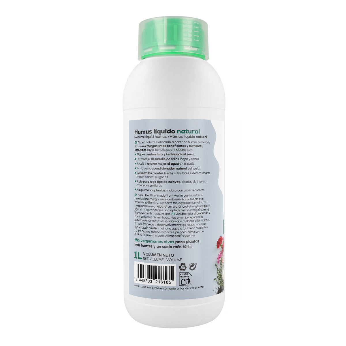 Humus Liquide Biostimulant Naturel 1L Planeta Huerto
