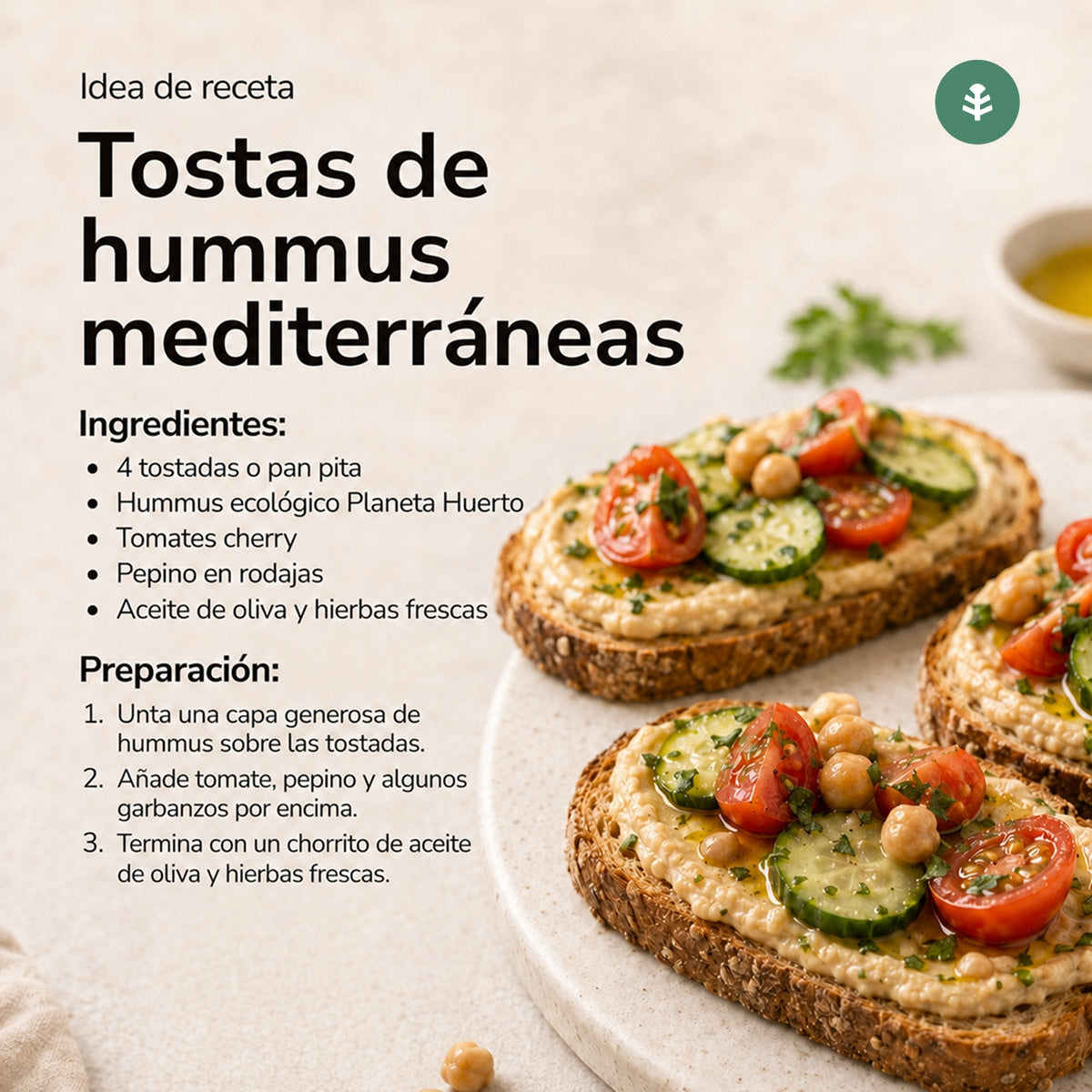 Houmous ECO Planeta Huerto 210 g