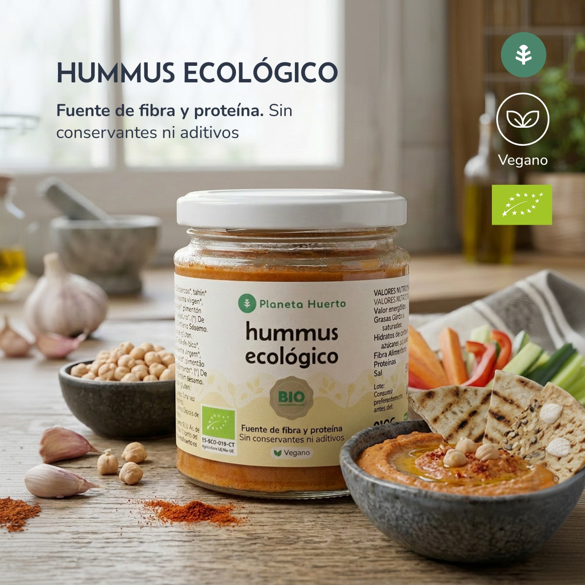 Houmous ECO Planeta Huerto 210 g
