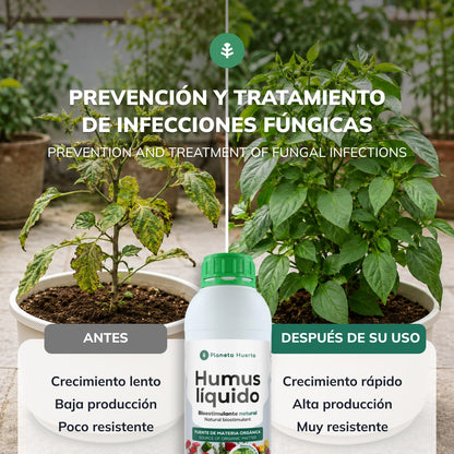 Humus Liquide Biostimulant Naturel 1L Planeta Huerto