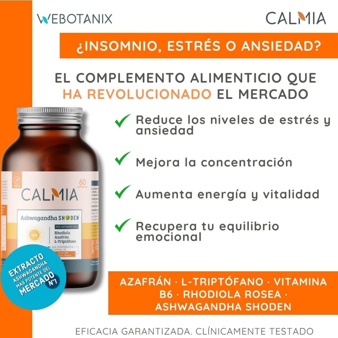 Ashwaganda Shoden Calmia Jour 60 gélules WeBotanix