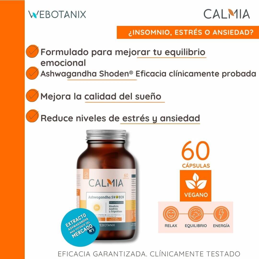Ashwaganda Shoden Calmia Jour 60 gélules WeBotanix
