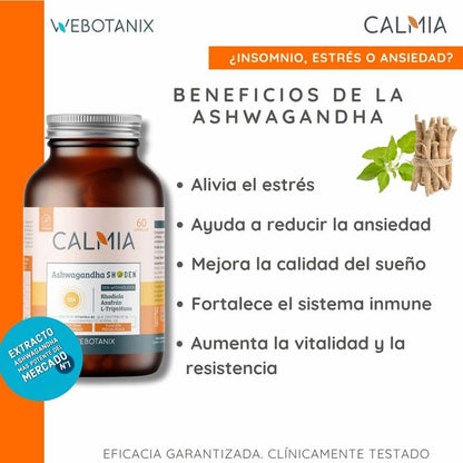 Ashwaganda Shoden Calmia Jour 60 gélules WeBotanix