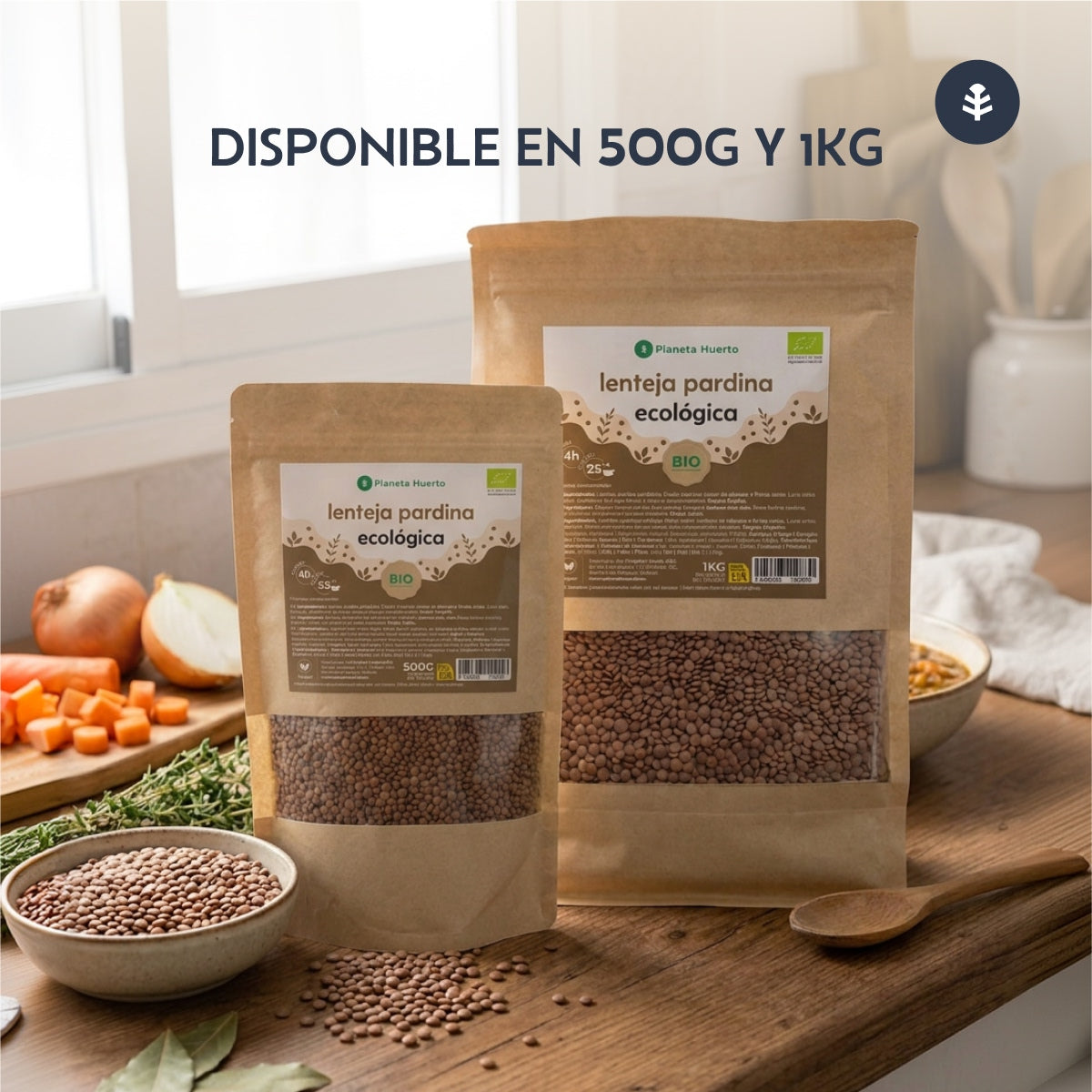 Lentilles Pardina ECO Planeta Huerto 1kg