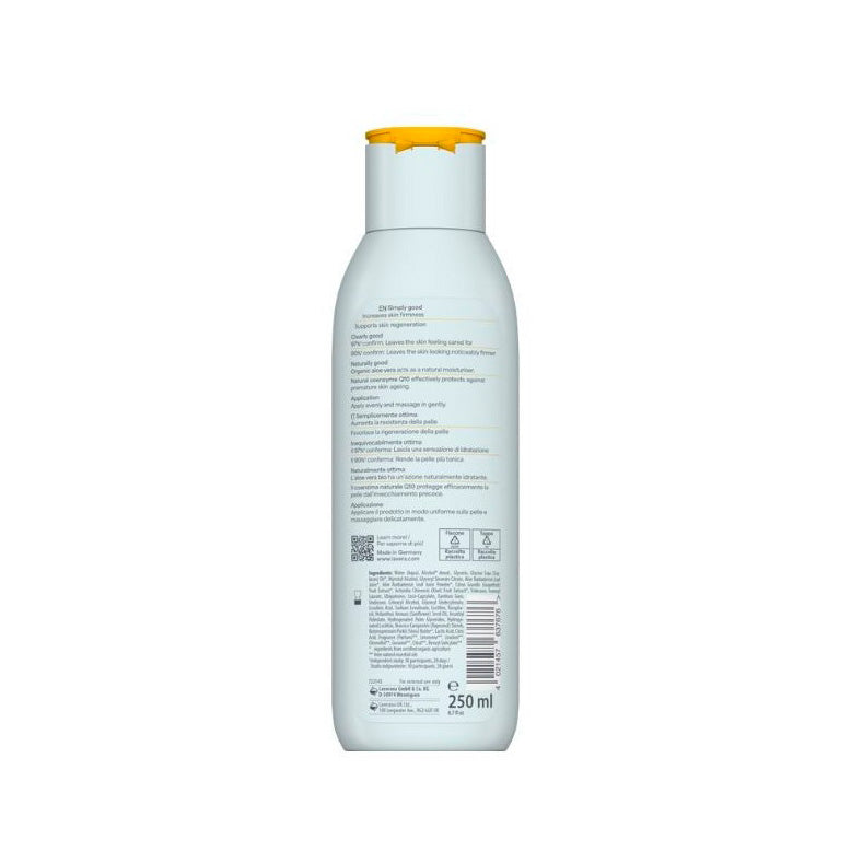 Lotion raffermissante pour le corps Q10 basis sensitv, Lavera 250 ml