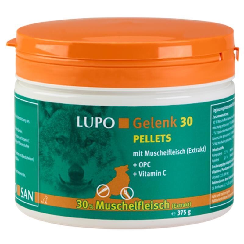 Lupo Gelenk30 Pellet 375 g Chondroprotecteur Naturel en Granulés pour Chiens