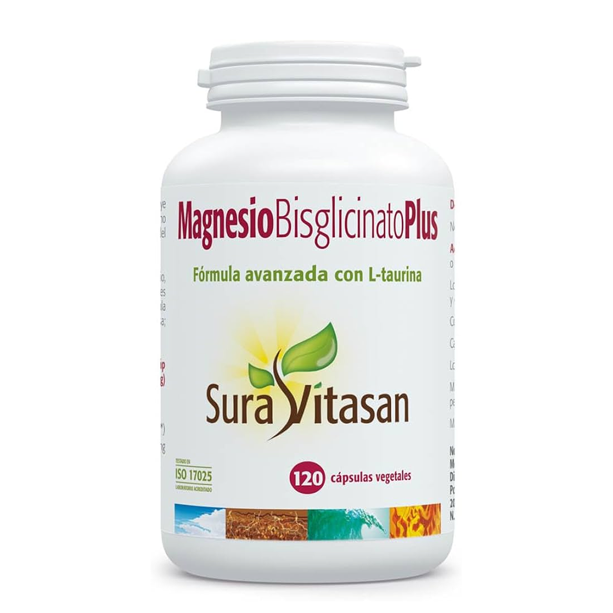 Bisglycinate de magnésium Plus 120 gélules Sura Vitasan