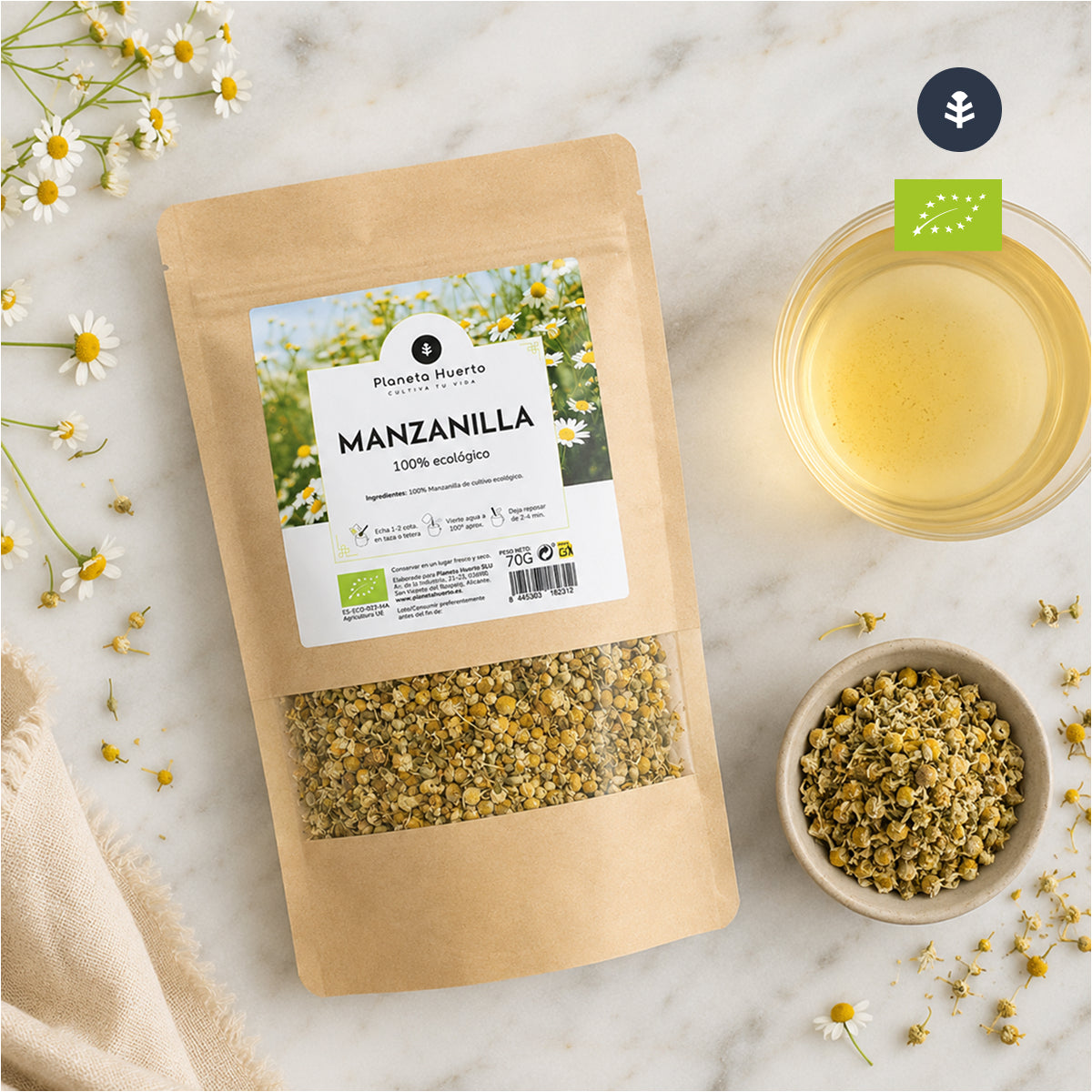 Camomille ECO Planeta Huerto 70g