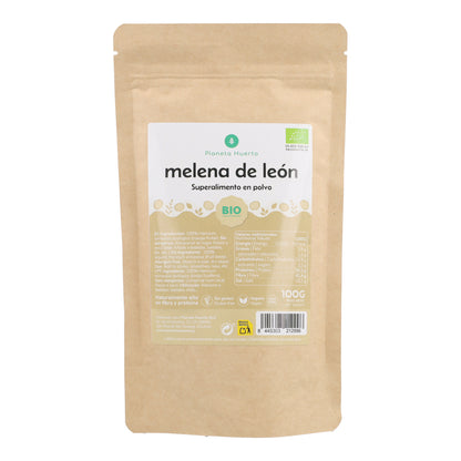 Crinière de lion en poudre 100% BIO Planeta Huerto 100 g