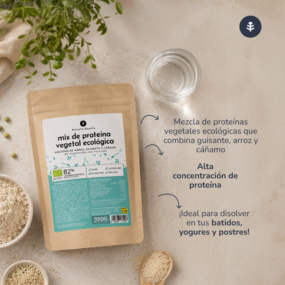 Mélange de protéines végétaliennes pour sportifs Planeta Huerto 250 g