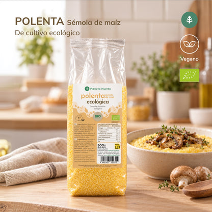 Polenta instantanée maïs semoule ECO Planeta Huerto 500 g